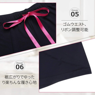 Ekouaer パジャマ レディース 半袖 前開き ショーパン 100％綿 吸汗の画像