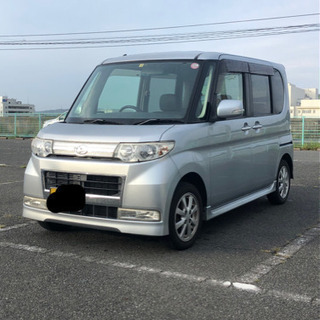 タントカスタムX  車検33年3月　片側スライド　ナビ付き