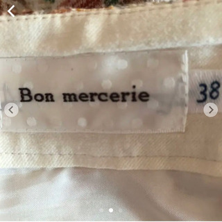 Bon mercerie ボンメルスリー フレアショートパンツ 花柄 アナトリエの画像