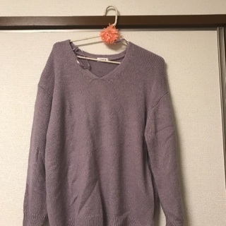 昨年購入🎵LEPSIM🎵パープルニットLサイズ