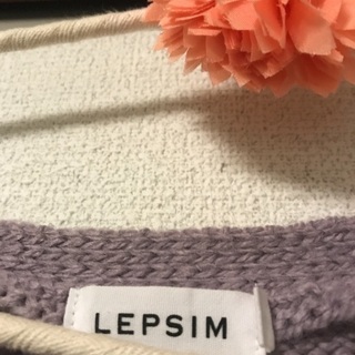 昨年購入🎵LEPSIM🎵パープルニットLサイズの画像