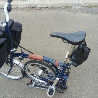BROMPTON M6R ネイビー 美品 純正アクセサリー等付属品多数