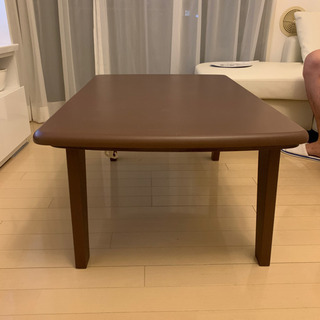 【ニトリ】ダークブラウンテーブルの画像