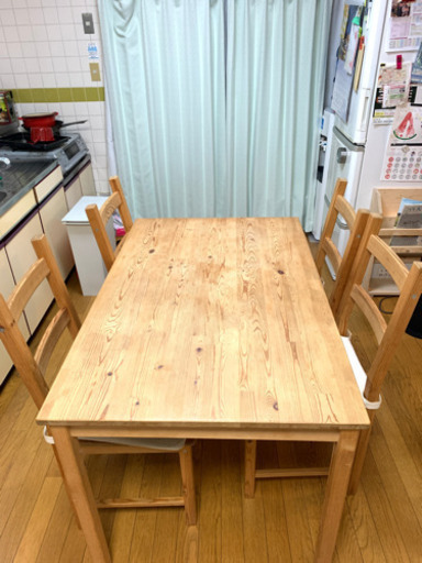 受渡し者決定　⭐️ IKEA ダイニングテーブル5点セット