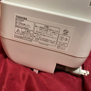 TOSHIBA 炊飯器の画像