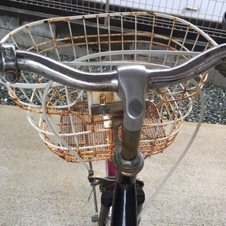 女の子用自転車の画像