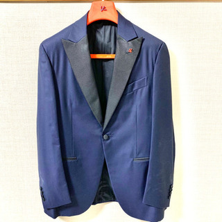 Isaia (イザイア) 結婚式 タキシード 上下セット ネイビー