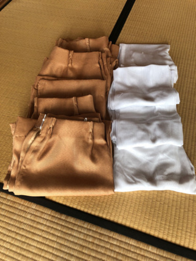 サービス付き　カーテン•レースセット