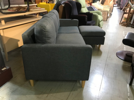 JF00689 ソファ 3人掛け ニッセン オットマン付き