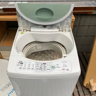 日立5キロ洗濯機☆早めに引き取り可能な方限定☆の画像
