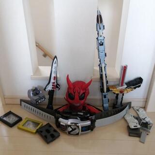 電王ベルトなどのおもちゃいっぱい