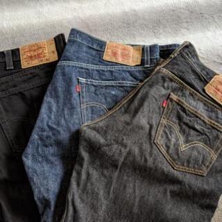 ジーンズ　リーバイス501　W38 大きいサイズ　3本