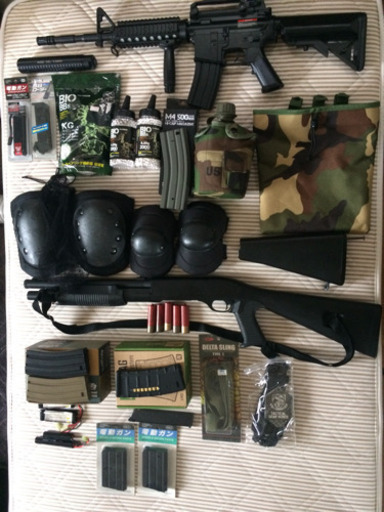 取り引き先決定 サバゲー用品セット