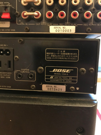 取引済 【超良音】BOSE スピーカー　一式