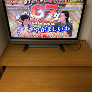 液晶テレビ サイズ42 テレビ台 テーブル セットの画像