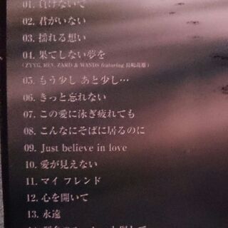 ZARD BEST CDの画像