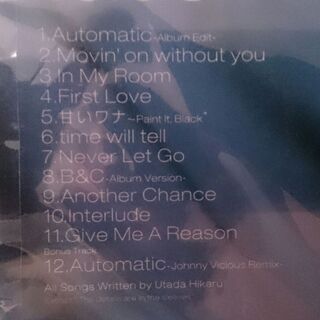 Utada Hikaru CDの画像
