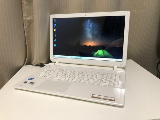 【webカメラ搭載の薄型A4サイズノート】TOSHIBA dynabook T45 Celeron 2957U メモリ4GB HDD 160GB スーパーマルチドライブ　Win10