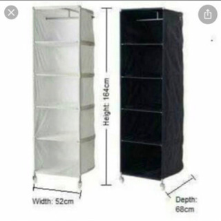 IKEA wardrobe 黒の画像