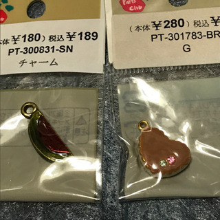 ハンドメイド　パーツ★スイカ、スイーツ 他　計10点の画像