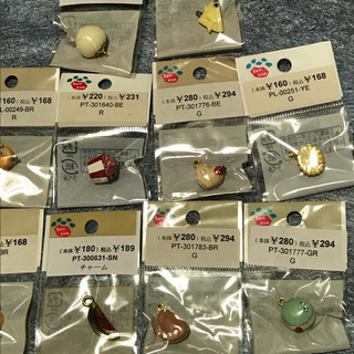 ハンドメイド　パーツ★スイカ、スイーツ 他　計10点の画像