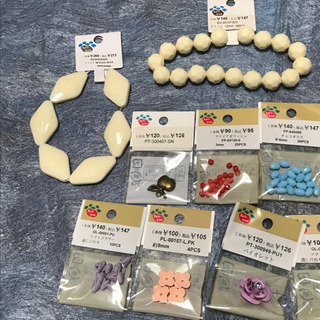 ハンドメイド　パーツ★薔薇他　計10点の画像