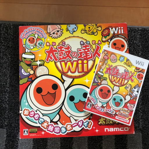 （急募）Wii 太鼓の達人　太鼓とバチセット　ソフトアリ