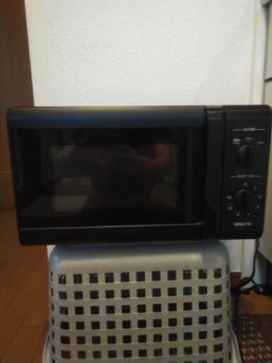 【売ります】電子レンジ　黒　東中野