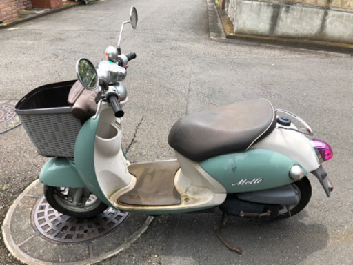 ビーノ モルフェ 珍しい YAMAHA バッテリー新品 フロントタイヤ新品