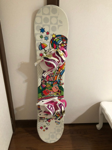 スノーボード板 約119cm &ビンディング　SPOON