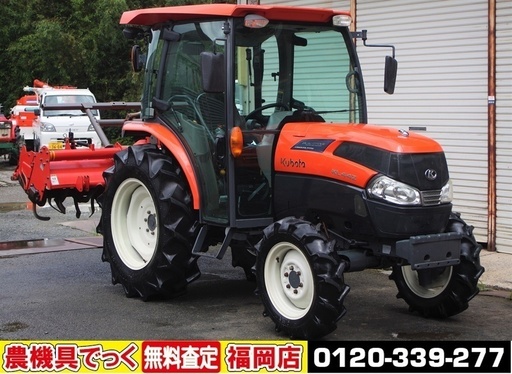 【SOLD OUT】クボタ トラクター KL44ZC 44馬力 ハイスピード キャビン エアコン デュアルシフト仕様 自動水平 ワンタッチヒッチ【農機具でっく】【福岡】【トラクター】