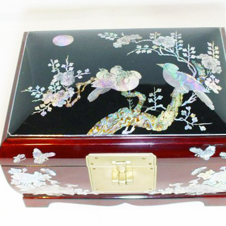 【苫小牧バナナ】螺鈿/らでん ジュエリーBOX 小物入れ 宝石箱...