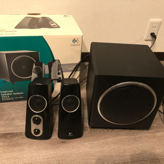 ジャンク品　ブラックスピーカー