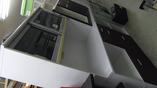 【リサイクルショップどりーむ荒田店】食器棚　(有)クラフトコガ　セパレートタイプ