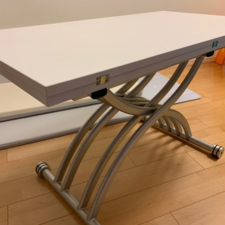 天板が2倍になる昇降式テーブル - 家具 天板が2倍になる昇降式テーブル - 家具