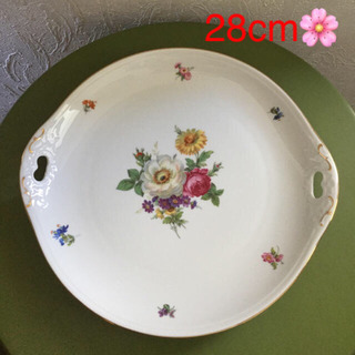 WEST GERMANY  大皿 深皿  (陶磁器)花柄 洋食器 2枚の画像