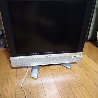 AQUOS　20インチテレビの画像