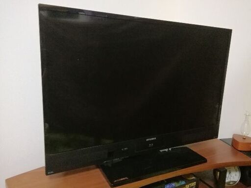 ジャンク品　三菱電機　Blu-ray\u0026HDD内蔵液晶テレビREAL  39型　LCD-V39BHR6