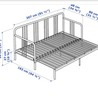 ［説明欄ご確認の上ご連絡ください］IKEA FYRESDAL フィーレスダル　シングルベット　ダブルベッドの画像