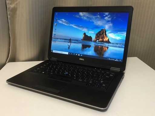 【A4サイズウルトラブック・webカメラ搭載・新品バッテリ交換済み】DELL Latitude E7240 Core i3-4030U メモリ4GB HDD320GB WiFi搭載 Win10 Pro