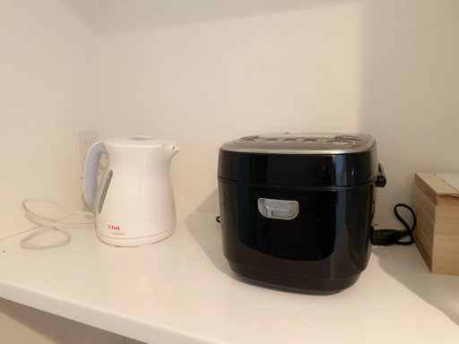 ★ほぼ新品★、お湯沸きポット、炊飯器セット