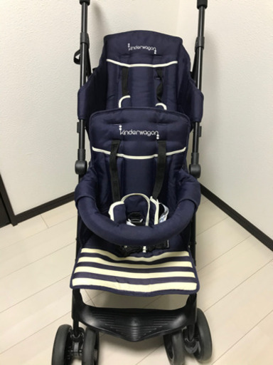 ベビーカー キンダーワゴン  ２人乗りベビーカー　duo city hop