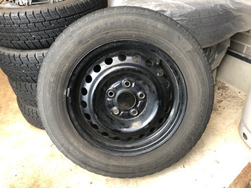 鉄チン15インチ　スタッドレス　195/65r15