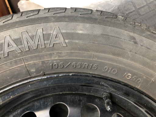 鉄チン15インチ　スタッドレス　195/65r15