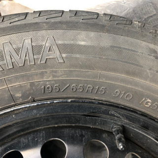 鉄チン15インチ　スタッドレス　195/65r15の画像