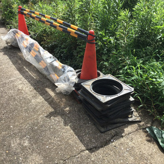 カラーコーン　重り　カラーコーンバー