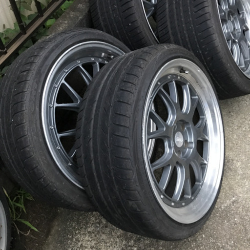 21インチホイール pcd114.3 タイヤセット