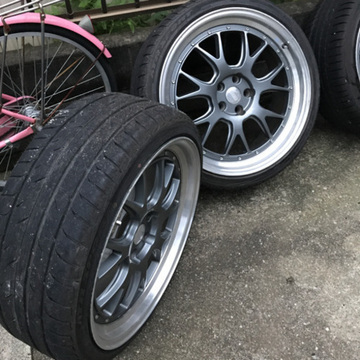 21インチホイール pcd114.3 タイヤセット