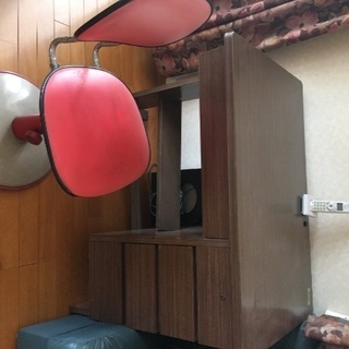 デスク　学習机　回転椅子の画像