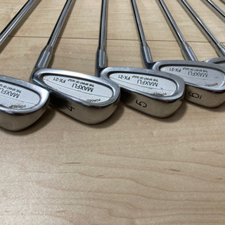 ゴルフ、アイアンセット(MAX FLI)の画像